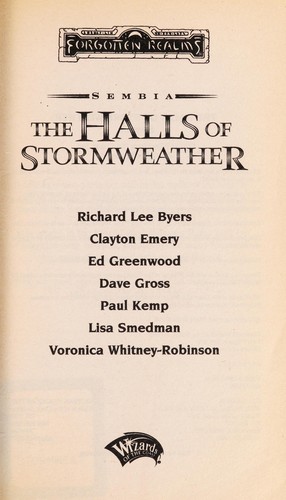 The halls of Stormweather (2000, Wizards of the Coast, Distributed in the United States by Holtzbrinck Publishing)