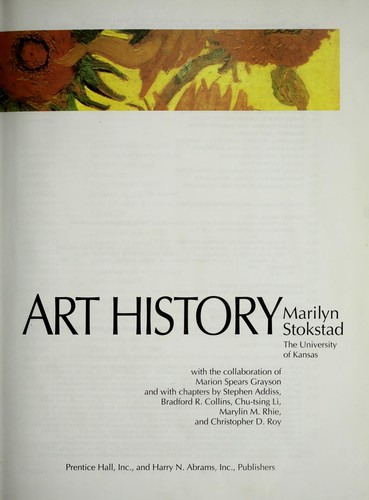 Marilyn Stokstad: Art history (2009, Pearson/Prentice Hall)