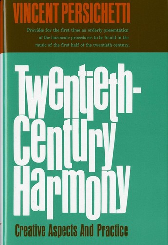 Twentieth-century Harmony (1961, Norton)