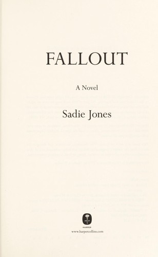 Sadie Jones: Fallout (2014)