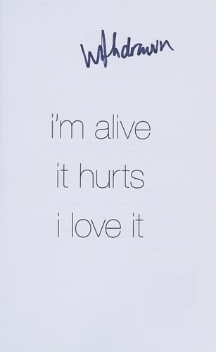 Joshua J. Espinoza: I'm alive, it hurts, I love it (2014, Boost House)