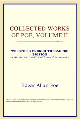 Edgar Allan Poe, ICON Reference: Collected Works of Poe, Volume II (Paperback, 2005, ICON Classics)
