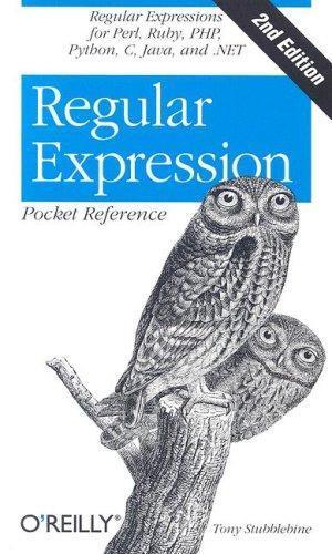 Tony Stubblebine: Regular expression pocket reference (2007)