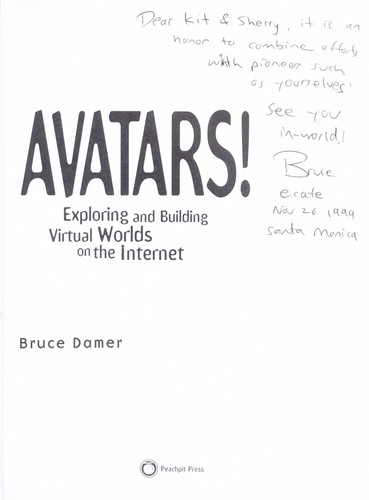 Bruce Damer: Avatars! (1998, Peachpit Press)