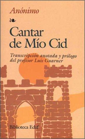 Anonymous, Anonymous: Cantar de Mío Cid (Paperback, Spanish language, 1980, Edaf)