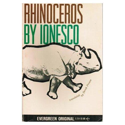 Eugène Ionesco: Rhinocéros (1960, Grove Press)