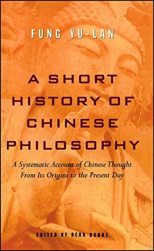 Feng Youlan: A Short History of Chinese Philosophy (1997)