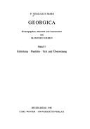 Publius Vergilius Maro: Georgica (German language, 1985, C. Winter, Heidelberg)