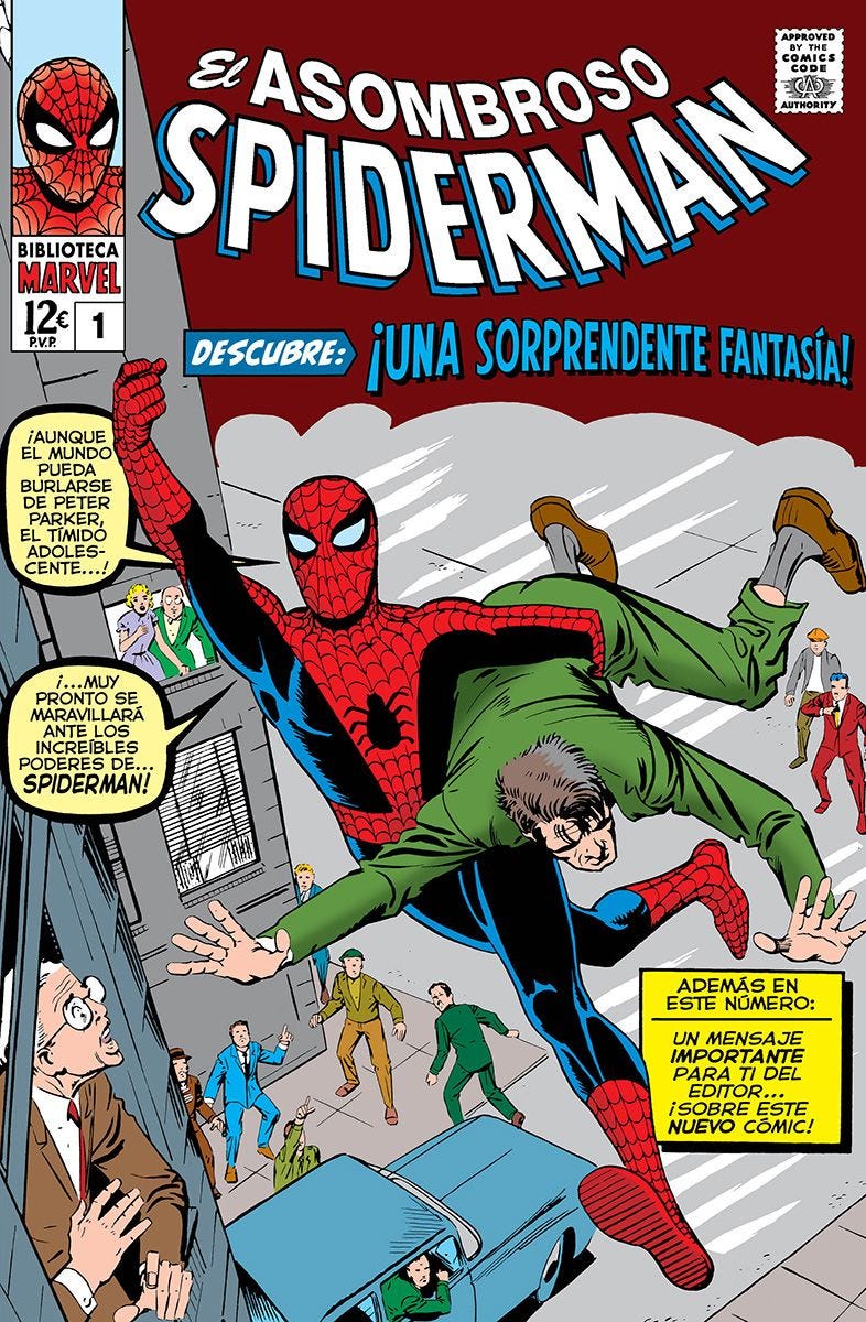 Steve Ditko, Jack Kirby, Stan Lee: Biblioteca Marvel. El Asombroso Spiderman 1 (Español language, Panini Cómics)