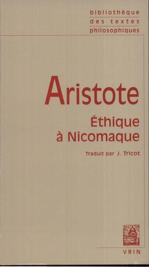 Aristotle: Éthique à Nicomaque (French language)