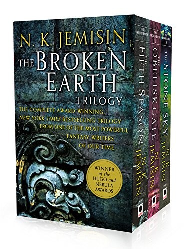 N. K. Jemisin: The Broken Earth Trilogy: The Fifth Season, The Obelisk Gate, The Stone Sky (2018, Orbit)