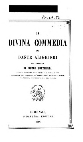 Dante Alighieri: La Divina commedia di Dante Alighieri (Italian language, 1933, D.C. Heath and Company)